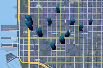 do vector maps and aerial markups for real estate marketing