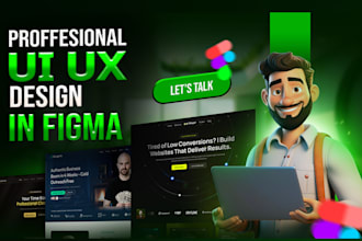 design web UI UX, and website template in xd, PSD, figma
