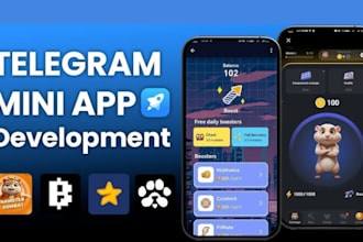 build telegram mini app telegram mini game tapswap bot hamster kombat clone