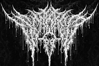 death metal logo, metalcore,deathcore, for band, brands, clothing
