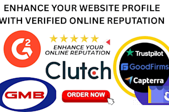clutch goodfirm upcity g2 sortlist gmb reputation to enhance your website