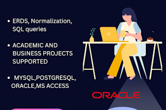 design erds, normalize databases, and write sql for your projects