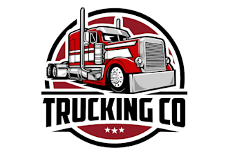 design beautiful hauling logo within