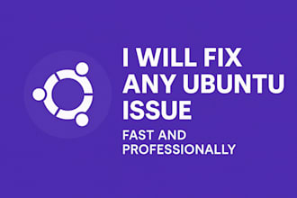 fix any ubuntu issue fast and professionally