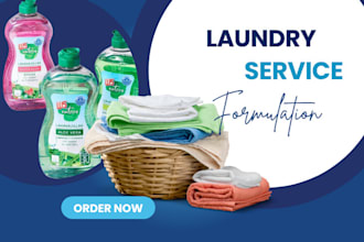 develop formulations for laundry, toiletry and cleaning products