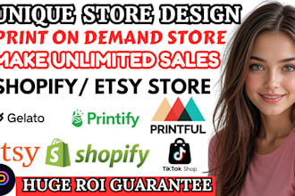 shopify print on demand store shopify print on demand etsy printful printify SEO