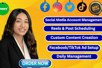 be social media manager for restaurants cafes food brands on tiktok instagram fb