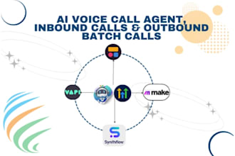 make an ai voice agent using vapi and synthflow