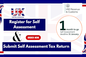 register for self assessment and submit self assessment tax return with hmrc