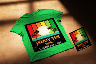design cool and modern t shirt graphics that sell