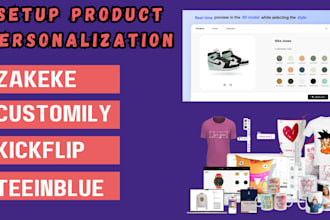 do 2d 3d product configuration using kickflip zakeke customily teeninblue