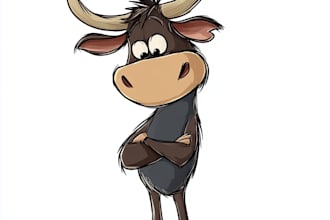 draw a cartoon animal for you
