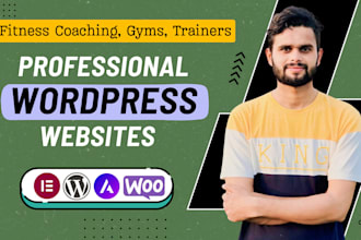 build professional wordpress websites for fitness coaches, trainers and gyms