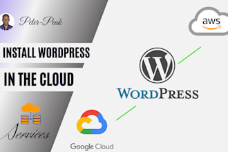 install your wordpress website on AWS ec2 or gce