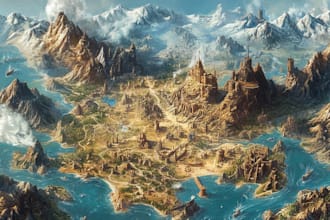 create a fantasy map for your book