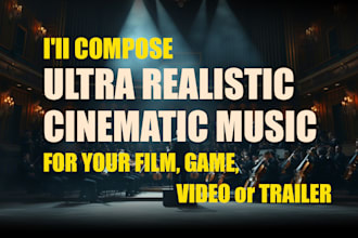 create cinematic orchestral music with ultra realistic sound