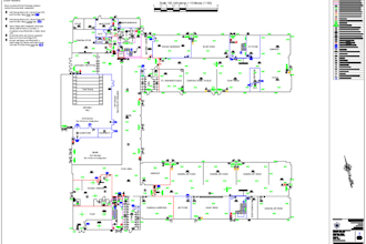 do fire alarm design and cctv layouts autocad drafting and planning
