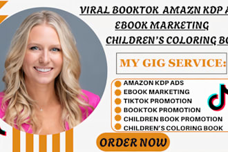 do booktok and amazon KDP ads ebook marketing for your childrens coloring book