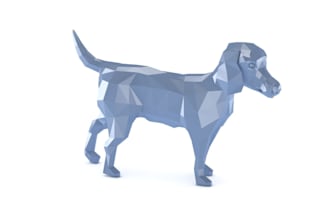 do custom 3d animal model dog, cats, model for 3d printing, game unreal engine