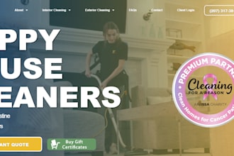 build office, house cleaning service website, bookingkoala website wix wordpress