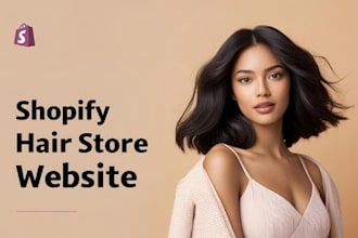 build a stunning, high converting shopify hair extension store