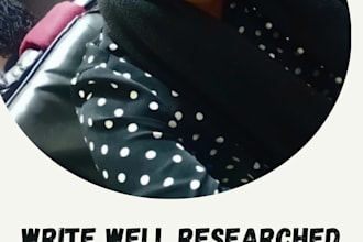 write well researched legal articles for your blog and website