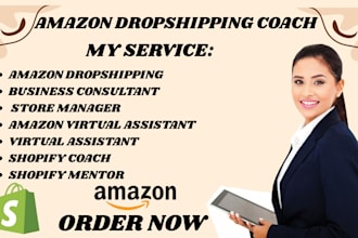 be your ecommerce coach shopify marketing specialist mentor amazon expert