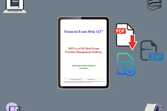 2025cfa level3 mock of portfolio afternoon and morning exams
