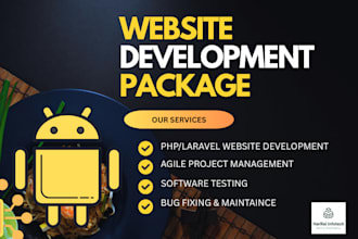 do laravel web app from scratch agile pm dev testing and bug fixes