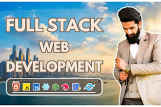 do custom website development as a full stack web developer