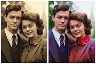 enhance, improve, unblur, restore, sharpen, upscale low quality photos
