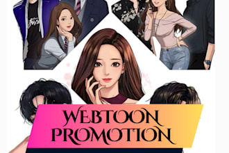 promote webtoon, webcomic promotion, comic, tapas
