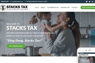 build squarespace tax website accounting bookkeeping website finance website