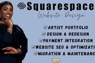 design music website band dj artist website squarespace redesign design