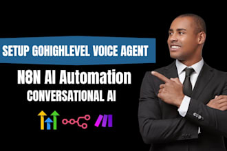 setup gohighlevel voice agent n8n ai gohighlevel conversational ai ghl saas
