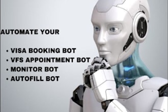 create vfs appointment bot vfs appointment booking bot visa bot tls bot  bls bot
