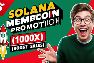 solana memecoin promotion presale marketing token prom0tion meme coin prom0tion