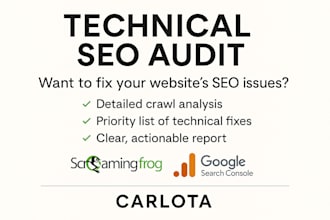 do technical SEO audit with actionable fixes