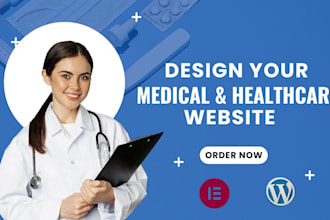 design medical healthcare homecare hospital doctor dental and therapy website