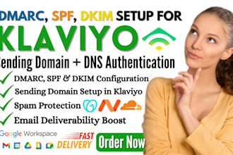 set up dmarc and branded sending domain for klaviyo