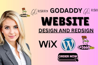design godaddy website redsign godaddy website on godaddy builder
