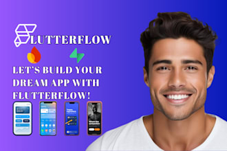 design flutterflow mobile app with firebase integration mobile app developer