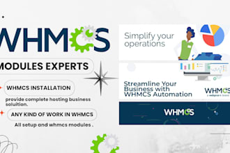 do any work on whmcs install configure, migrate or fix whmcs