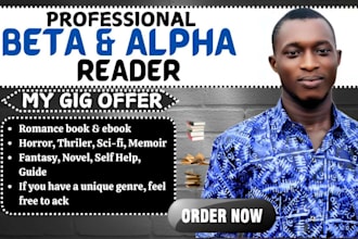 alpha or beta read fantasy historical sci fiction thriller horror mystery novel