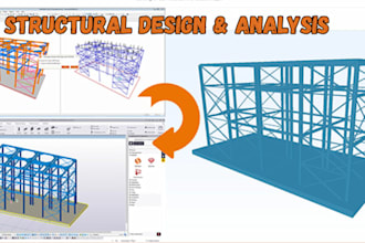 perform structural analysis and design, load analysis using etabs, sap2000