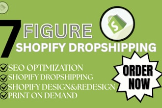 build a 7 figure shopify dropshipping store design shopify website redesign
