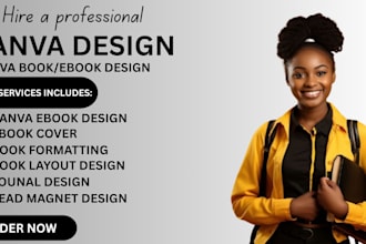 do  professional canva ebook design lead magnet workbook ebook formatting