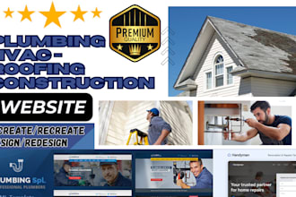 design plumbing website handyman website hvac website renovation website plumber
