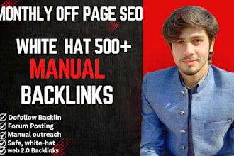 do manual placement high dr da niche forum backlinks