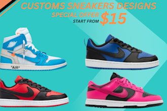 custom design and redesign your shoes and sneakers